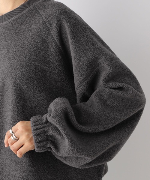 LEPSIM（レプシィム）の「ボアドロストショートプルオーバー　978249（Tシャツ/カットソー・レディース・グレー/ベージュ・FREE）」の14枚目の写真