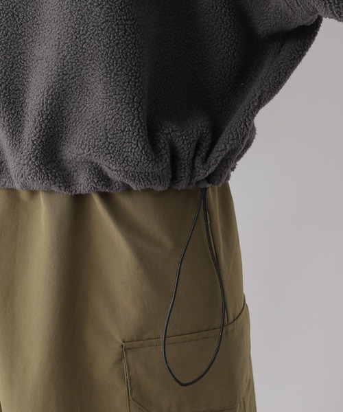 LEPSIM（レプシィム）の「ボアドロストショートプルオーバー　978249（Tシャツ/カットソー・レディース・グレー/ベージュ・FREE）」の18枚目の写真