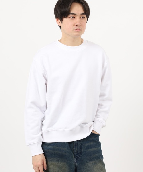 FUNALIVE(ファンアライブ)の「KONGOW 裏毛 ヘヴィーウェイト 無地 スウェット トレーナー(スウェット・メンズ・オレンジ/ピンク/カーキ/アイボリー/チャコールグレー/ネイビー/ホワイト/ブラック・LL/L/M)」の16枚目の写真
