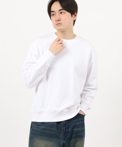 FUNALIVE(ファンアライブ)の「KONGOW 裏毛 ヘヴィーウェイト 無地 スウェット トレーナー(スウェット・メンズ・オレンジ/ピンク/カーキ/アイボリー/チャコールグレー/ネイビー/ホワイト/ブラック・LL/L/M)」の17枚目の写真