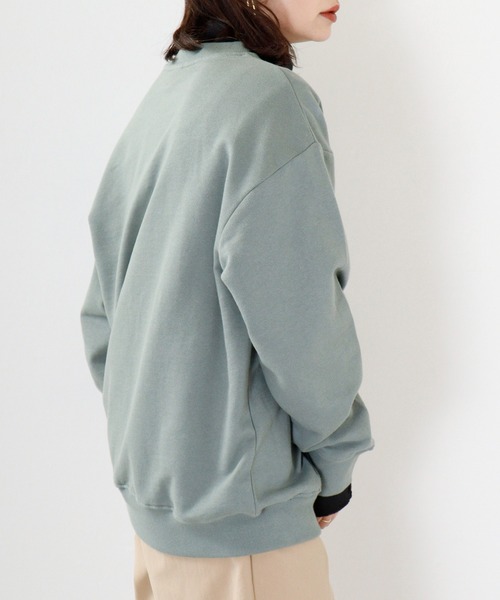 FUNALIVE(ファンアライブ)の「KONGOW 裏毛 ヘヴィーウェイト 無地 スウェット トレーナー(スウェット・メンズ・オレンジ/ピンク/カーキ/アイボリー/チャコールグレー/ネイビー・LL/L/M)」の19枚目の写真