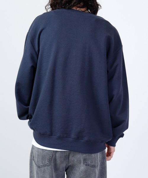 FUNALIVE(ファンアライブ)の「KONGOW 裏毛 ヘヴィーウェイト 無地 スウェット トレーナー(スウェット・メンズ・オレンジ/ピンク/カーキ/アイボリー/チャコールグレー/ネイビー・LL/L/M)」の13枚目の写真