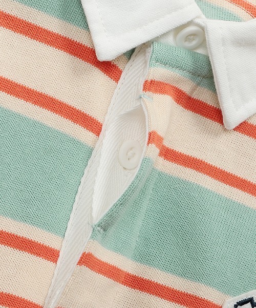 minimal(ミニマル)の「【撥水】ラガーシャツ(Tシャツ/カットソー・キッズ・ネイビー/イエロー/ライトブルー/パープル/ピンク・90cm/155cm/135cm/100cm/115cm)」の14枚目の写真