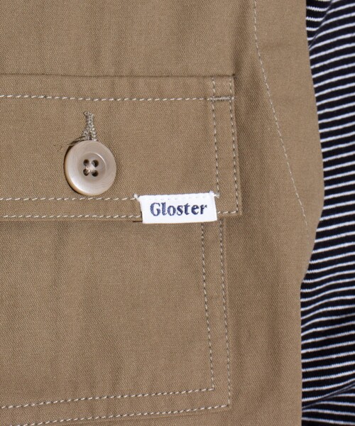 GLOSTER(グロスター)の「【GLOSTER/グロスター】トラヴァイユ ワークベスト フィッシング(ベスト・メンズ・オリーブ/ブラック/キナリ・S/M/L)」の11枚目の写真