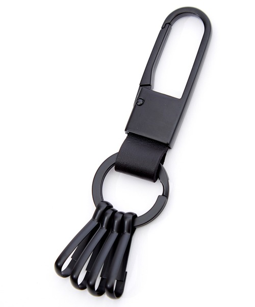 an meets zakka レトロ南京錠カラビナキーリング（キーホルダー