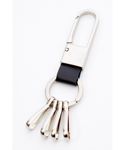 an meets zakka(アンミツザッカ)の「an meets zakka レトロ南京錠カラビナキーリング(キーホルダー・メンズ・シルバー/シルバー系その他/ブラック/アンティークゴールド・ONE SIZE)」の5枚目の写真