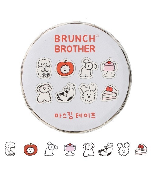 Brunch Brother（ブランチブラザー）の「ブランチブラザー マークス マスキングテープ・セパレート2（ステッカー/テープ・レディース・C/D/A/B・FREE）」の3枚目の写真