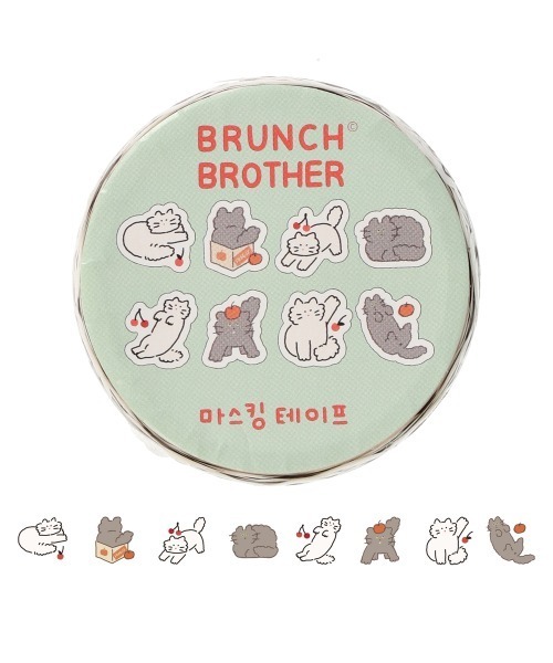 Brunch Brother（ブランチブラザー）の「ブランチブラザー マークス マスキングテープ・セパレート2（ステッカー/テープ・レディース・C/D/A/B・FREE）」の4枚目の写真