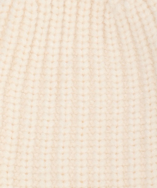 LOWRYS FARM（ローリーズファーム）の「ニットフライトワッチ　984207（ニットキャップ/ビーニー・レディース・グレー/アイボリー・FREE）」の6枚目の写真