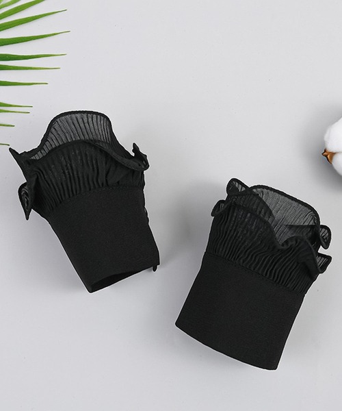 Felt-Maglietta（フェルトマリエッタ）の「フリル付け袖（アームカバー・レディース・ホワイト・FREE）」の7枚目の写真