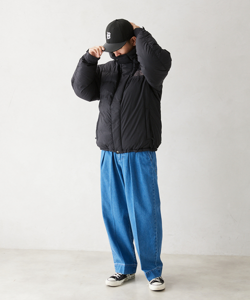 THE NORTH FACE（ザノースフェイス）の「【THE NORTH FACE / ザ ノースフェイス】Alteration Baffs Jacket（ダウンジャケット/コート・メンズ・ベージュ/ブラック・MEDIUM/X-LARGE/LARGE）」の7枚目の写真
