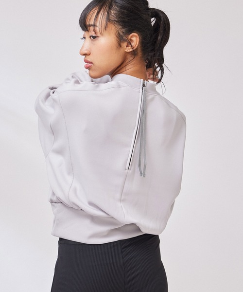 ユナイトメント　ジッププルオーバー ウォッシャブルトロ ハーフジップ プルオーバーシャツ ―ストレッチ―