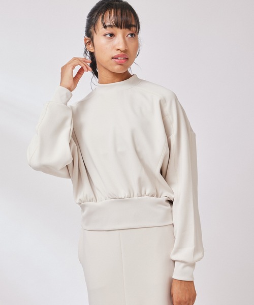 NERGY(ナージー)の「バックジッププルオーバー(その他トップス・レディース・ライトグレー/ブラック/キナリ・FREE)」の15枚目の写真