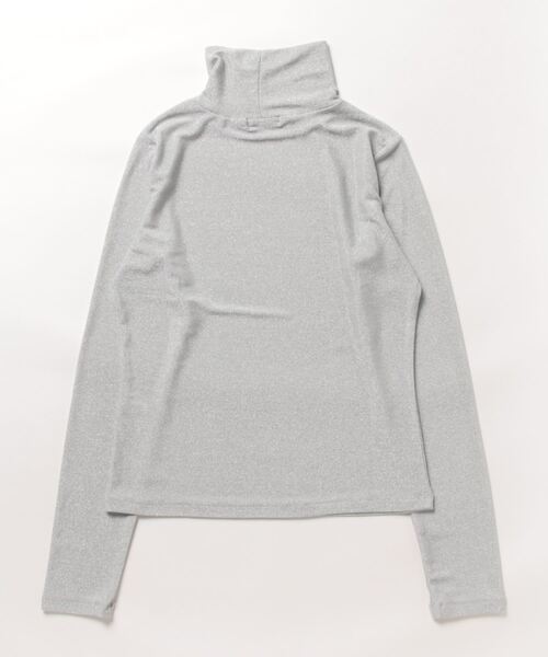 DONOBAN(ドノバン)の「【pufe】ラメフライスタートル(Tシャツ/カットソー・レディース・ブラック/シルバー/ゴールド・F)」の4枚目の写真