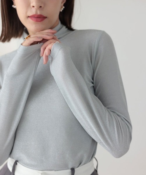 DONOBAN(ドノバン)の「【pufe】ラメフライスタートル(Tシャツ/カットソー・レディース・ブラック/シルバー/ゴールド・F)」の15枚目の写真