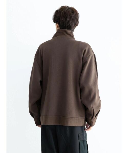 CRAFT STANDARD BOUTIQUE(クラフトスタンダードブティック)の「ケーブルニット切り替え裏毛フーディー(カーディガン/ボレロ・レディース・ブラウン/ブラック/ホワイト系その他・L/M)」の17枚目の写真