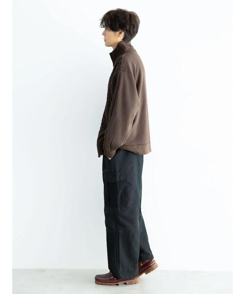 CRAFT STANDARD BOUTIQUE(クラフトスタンダードブティック)の「ケーブルニット切り替え裏毛フーディー(カーディガン/ボレロ・レディース・ブラウン/ブラック/ホワイト系その他・L/M)」の19枚目の写真