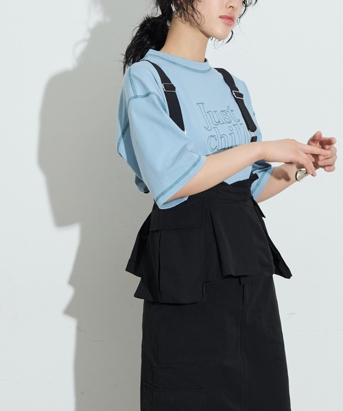 THE YOn（ザヨン）の「ノースリーブブラウス（シャツ/ブラウス・レディース・ブラック・FREE）」の4枚目の写真