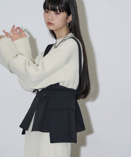 THE YOn（ザヨン）の「ノースリーブブラウス（シャツ/ブラウス・レディース・ブラック・FREE）」の5枚目の写真