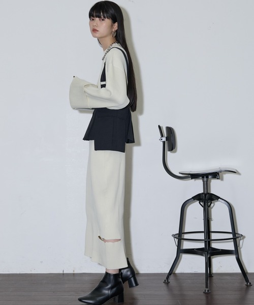 THE YOn（ザヨン）の「ノースリーブブラウス（シャツ/ブラウス・レディース・ブラック・FREE）」の7枚目の写真