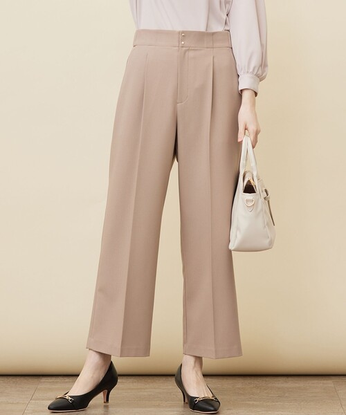ANY SIS(エニィスィス)の「【WEB・一部店舗限定】褒めらレディワイド パンツ(その他パンツ・レディース・アイボリー系/ネイビー系/ライトグレー系/ベージュ系・1/2/3)」の1枚目の写真