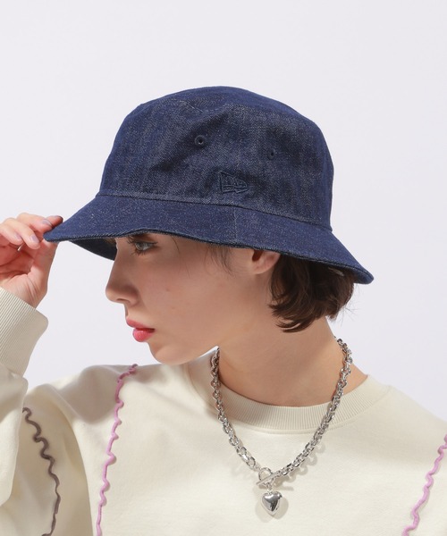PAGEBOY(ページボーイ)の「NEWERA×PB Bucket-01(ハット・レディース・ブルー系その他/ブラック・FREE)」の4枚目の写真