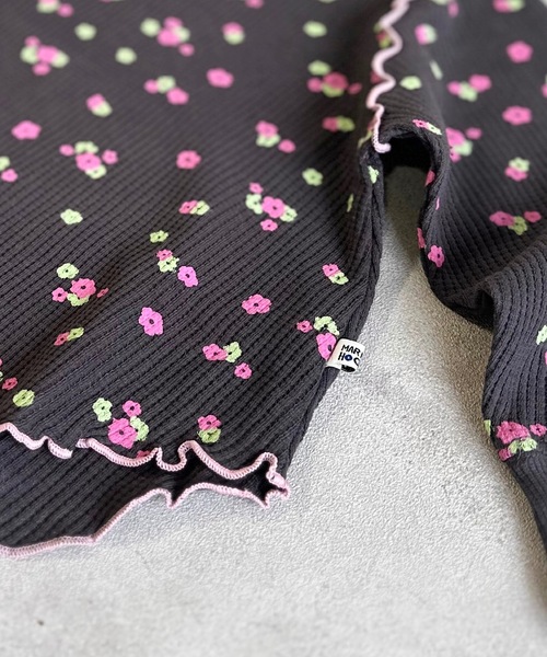 HOGAN RANCH WEAR（ホーガンランチウエア）の「ワッフルメローカットソー（80～150cm）（Tシャツ/カットソー・キッズ・オフホワイト/ブラック/ベージュ・100/110/120/130/140/150/80/90）」の11枚目の写真