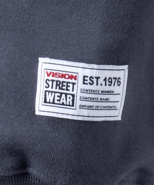 VISION STREET WEAR(ヴィジョンストリートウェア)の「VISION STREET WEAR スケボー自販機プリントスウェットプルオーバー(スウェット・メンズ・チャコールグレー/サックスブルー/オフホワイト・L/M/XL)」の12枚目の写真