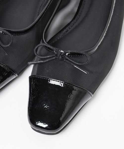 mysty woman(ミスティウーマン)の「メッシュバレエシューズ 102522(バレエシューズ・レディース・ブラック/シルバー・MEDIUM/LARGE)」の16枚目の写真