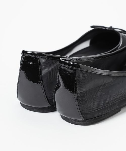 mysty woman(ミスティウーマン)の「メッシュバレエシューズ 102522(バレエシューズ・レディース・ブラック/シルバー・MEDIUM/LARGE)」の12枚目の写真