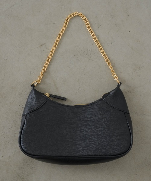 NEUNA(ヌナ)の「【普段使いにもオケージョンにも◎】2WAYチェーンレザーショルダーバッグ/ハンドバッグ(ショルダーバッグ・レディース・ブラック/シルバー・FREE)」の9枚目の写真