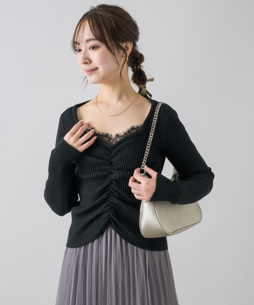 NEUNA(ヌナ)の「【普段使いにもオケージョンにも◎】2WAYチェーンレザーショルダーバッグ/ハンドバッグ(ショルダーバッグ・レディース・ブラック/シルバー・FREE)」の22枚目の写真