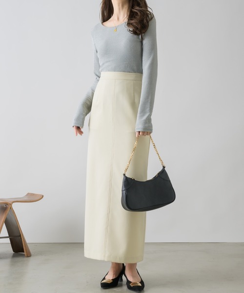 NEUNA(ヌナ)の「【普段使いにもオケージョンにも◎】2WAYチェーンレザーショルダーバッグ/ハンドバッグ(ショルダーバッグ・レディース・ブラック/シルバー・FREE)」の7枚目の写真