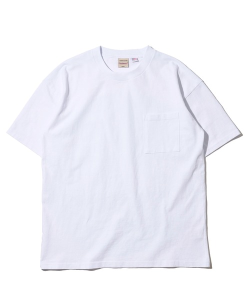 Goodwear(グッドウェア)の「【Goodwear/グッドウェア】USAコットン 無地 ポケット付きクルーネックTシャツ(Tシャツ/カットソー・メンズ・ホワイト/チャコールグレー/ブラック/ネイビー/ライトカーキ/カーキブラウン/ブラウン・MEDIUM/X-LARGE/LARGE)」の13枚目の写真