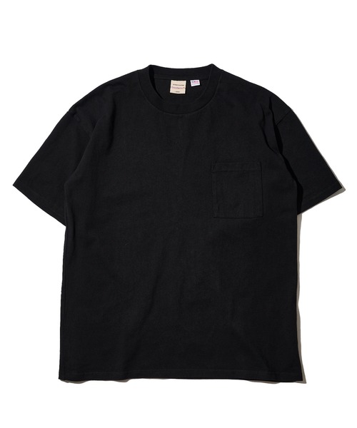 Goodwear(グッドウェア)の「【Goodwear/グッドウェア】USAコットン 無地 ポケット付きクルーネックTシャツ(Tシャツ/カットソー・メンズ・ホワイト/チャコールグレー/ブラック/ネイビー/ライトカーキ/カーキブラウン/ブラウン・MEDIUM/X-LARGE/LARGE)」の15枚目の写真
