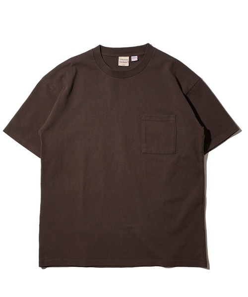 Goodwear(グッドウェア)の「【Goodwear/グッドウェア】USAコットン 無地 ポケット付きクルーネックTシャツ(Tシャツ/カットソー・メンズ・ホワイト/チャコールグレー/ブラック/ネイビー/ライトカーキ/カーキブラウン/ブラウン・MEDIUM/X-LARGE/LARGE)」の17枚目の写真