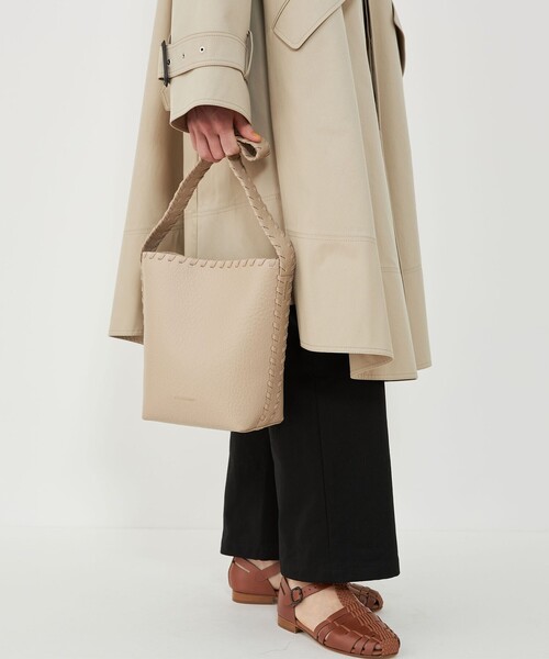 ADD CULUMN(アドカラム)の「ADD CULUMN TURN ONESHLD S トートバッグ(トートバッグ・レディース・ホワイト/ベージュ・FREE)」の3枚目の写真