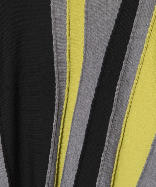 OSMOSIS(オズモーシス)の「ウェーブストライプニットプルオーバー(ニット/セーター・レディース・ベージュ/オリーブ/ブラック・ONE SIZE)」の20枚目の写真