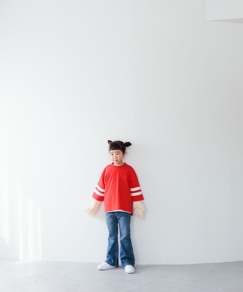 LOWRYS FARM（ローリーズファーム）の「ナンバリングＴシャツ　101990（Tシャツ/カットソー・キッズ・グレー/レッド/ブルー/グリーン・110cm/120cm/130cm/140cm/150cm）」の20枚目の写真