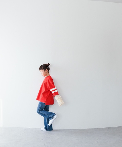 LOWRYS FARM（ローリーズファーム）の「ナンバリングＴシャツ　101990（Tシャツ/カットソー・キッズ・グレー/レッド/ブルー/グリーン・110cm/120cm/130cm/140cm/150cm）」の21枚目の写真