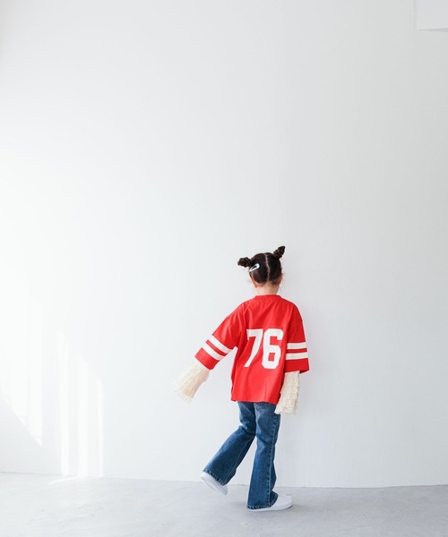 LOWRYS FARM（ローリーズファーム）の「ナンバリングＴシャツ　101990（Tシャツ/カットソー・キッズ・グレー/レッド/ブルー/グリーン・110cm/120cm/130cm/140cm/150cm）」の22枚目の写真