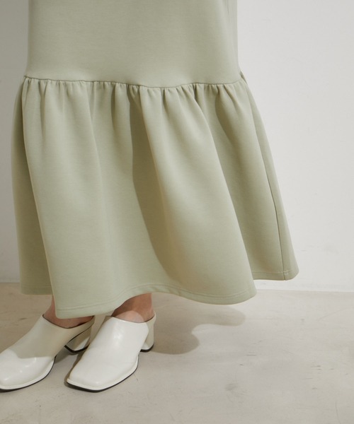 VIS（ビス）の「【洗える】スフレタッチマーメイドワンピース