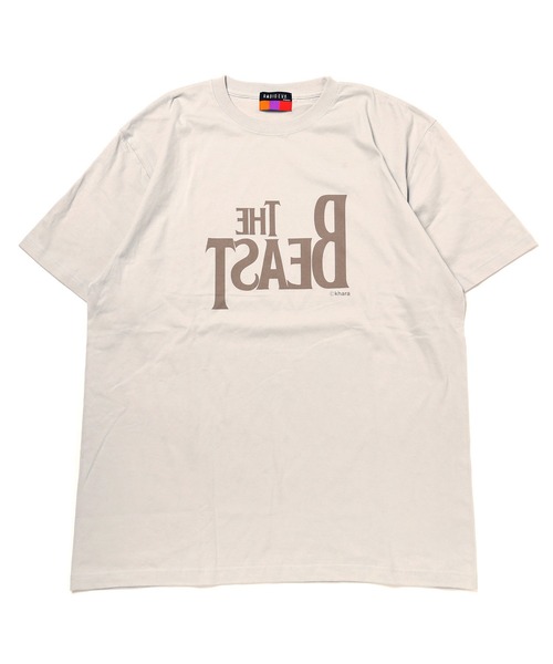 RADIO EVA(ラヂオエヴァ)の「RADIO EVA A102 THE BEAST T-Shirt β(Tシャツ/カットソー・メンズ・グリーン/ピンク/ブラック×ホワイト/ブルー/グレー/ホワイト×ブラック/ブラック×レッド・X-LARGE/LARGE/MEDIUM)」の4枚目の写真