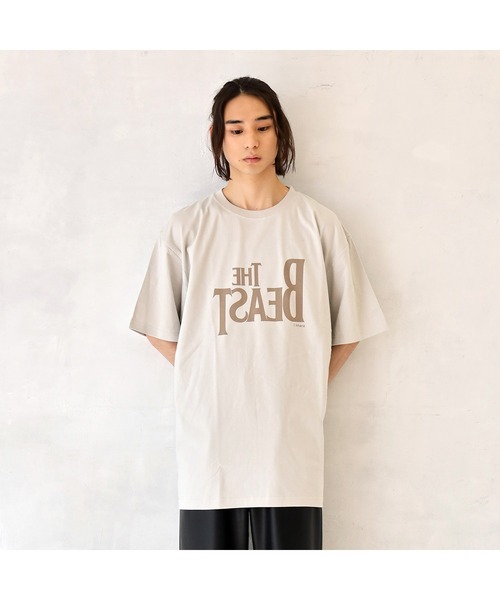RADIO EVA(ラヂオエヴァ)の「RADIO EVA A102 THE BEAST T-Shirt β(Tシャツ/カットソー・メンズ・グリーン/ピンク/ブラック×ホワイト/ブルー/グレー/ホワイト×ブラック/ブラック×レッド・X-LARGE/LARGE/MEDIUM)」の17枚目の写真