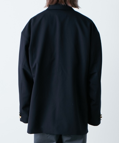 SOUNDSGOOOOD（サウンズグッド）の「【SOUNDS GOOOOD / サウンズグッド】金ボタンダブルブレザー（テーラードジャケット・メンズ・ネイビー/ブラウン・ONE SIZE）」の19枚目の写真