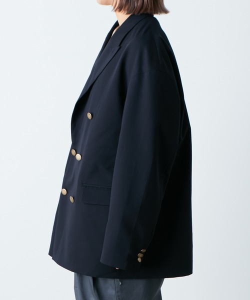 SOUNDSGOOOOD（サウンズグッド）の「【SOUNDS GOOOOD / サウンズグッド】金ボタンダブルブレザー（テーラードジャケット・メンズ・ネイビー/ブラウン・ONE SIZE）」の17枚目の写真