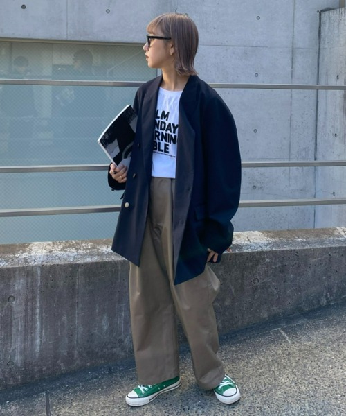 SOUNDSGOOOOD（サウンズグッド）の「【SOUNDS GOOOOD / サウンズグッド】金ボタンダブルブレザー（テーラードジャケット・メンズ・ネイビー/ブラウン・ONE SIZE）」の7枚目の写真