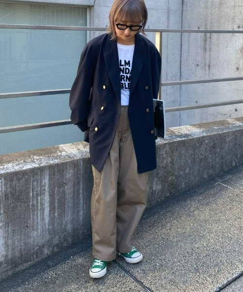 SOUNDSGOOOOD（サウンズグッド）の「【SOUNDS GOOOOD / サウンズグッド】金ボタンダブルブレザー（テーラードジャケット・メンズ・ネイビー/ブラウン・ONE SIZE）」の11枚目の写真