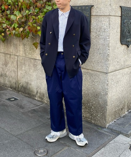 SOUNDSGOOOOD（サウンズグッド）の「【SOUNDS GOOOOD / サウンズグッド】金ボタンダブルブレザー（テーラードジャケット・メンズ・ネイビー/ブラウン・ONE SIZE）」の8枚目の写真