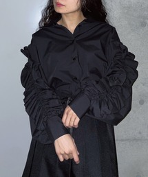 AS KNOW AS plus | ◎袖フリルデザインシャツ(シャツ/ブラウス)